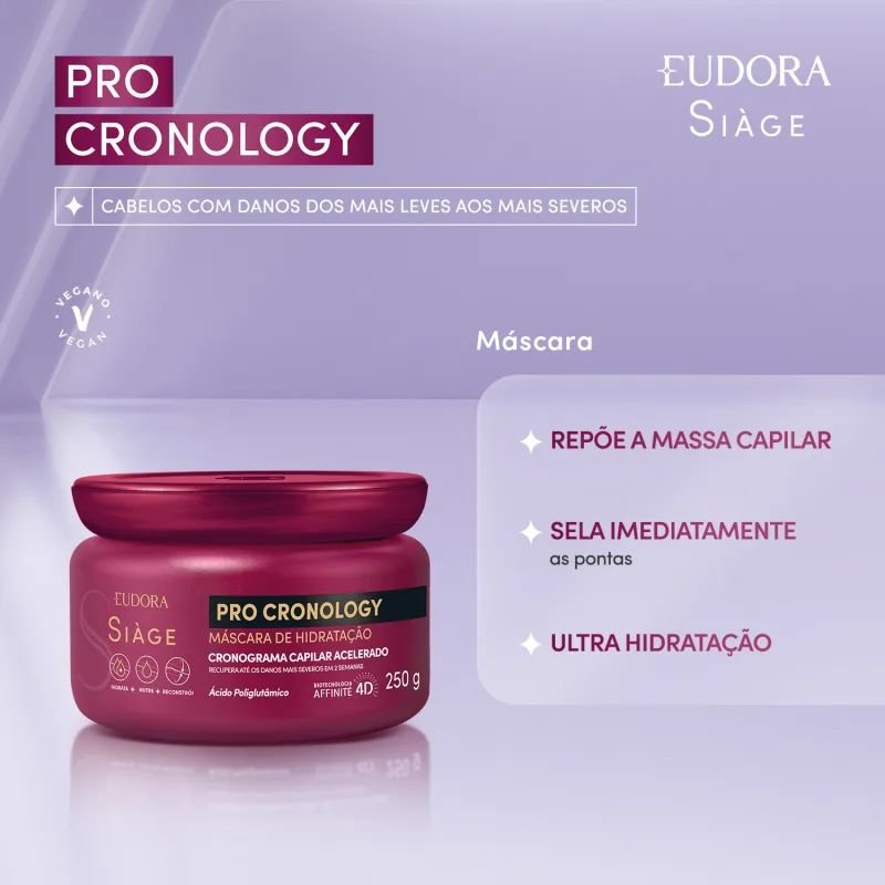 Máscara de Hidratação Siàge Pro Cronology 250g - Image 4