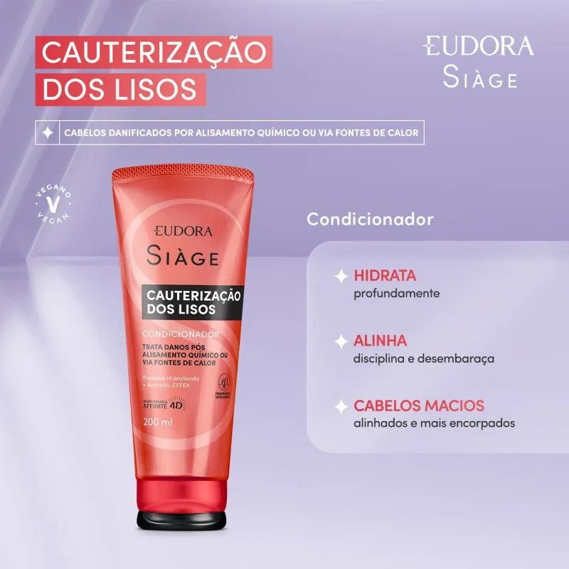 Condicionador Siàge Cauterização dos Lisos 200ml - Image 2