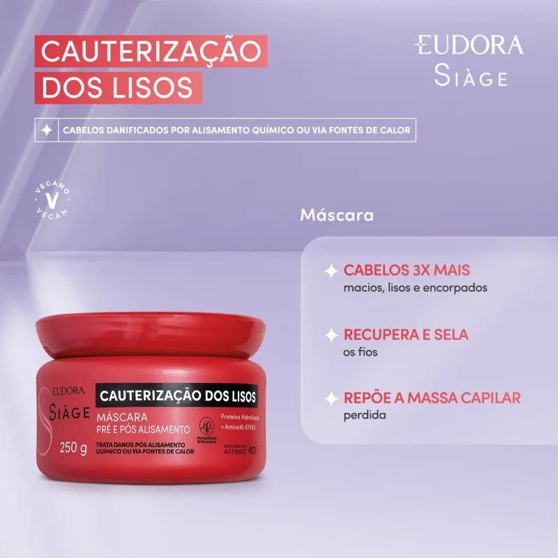 Máscara Siàge Cauterização dos Lisos 250ml - Image 2