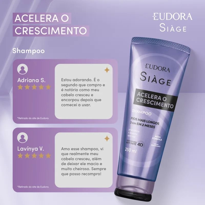Shampoo Siàge Acelera O Crescimento 250ml - Image 4